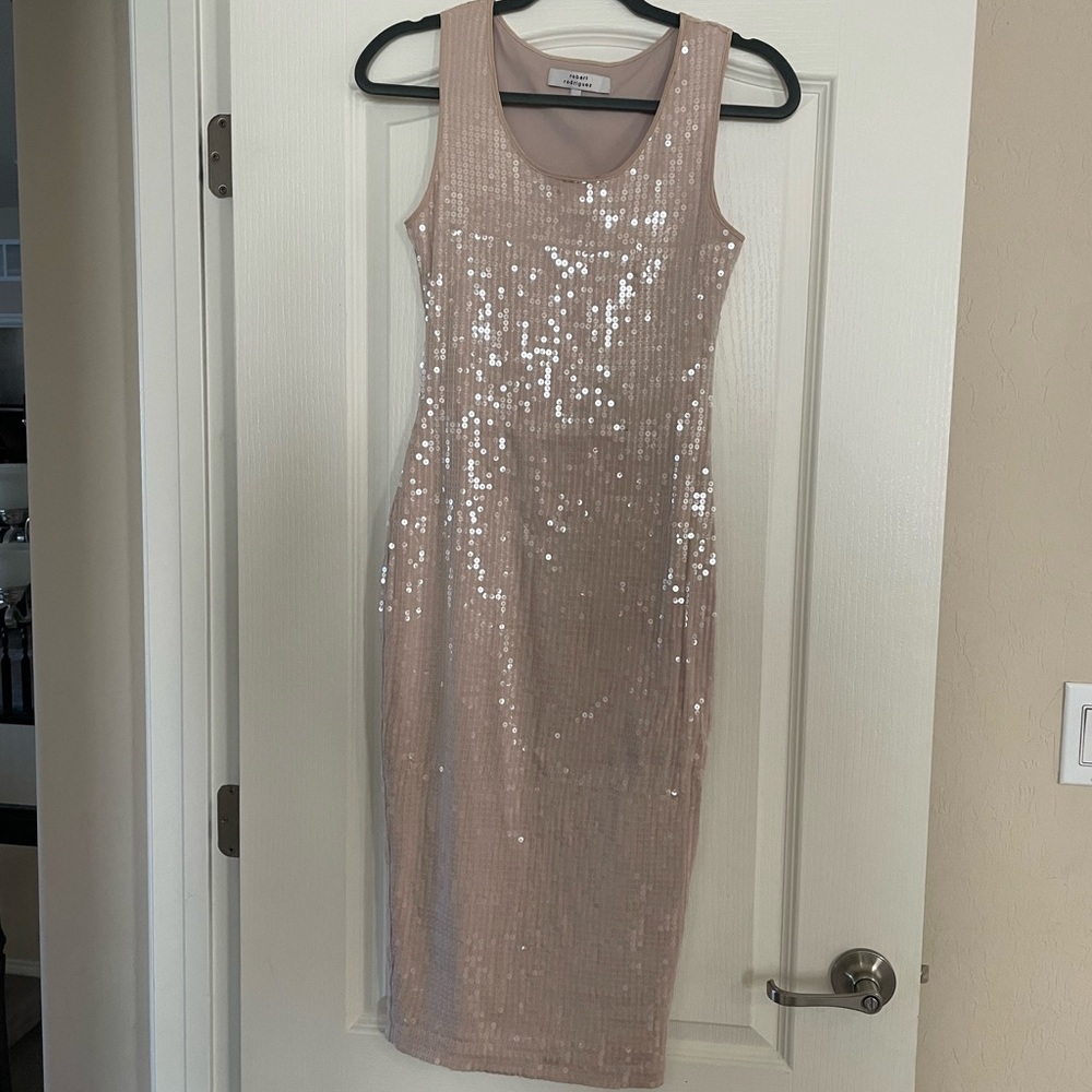 Robert Rodriguez sequin tank dress